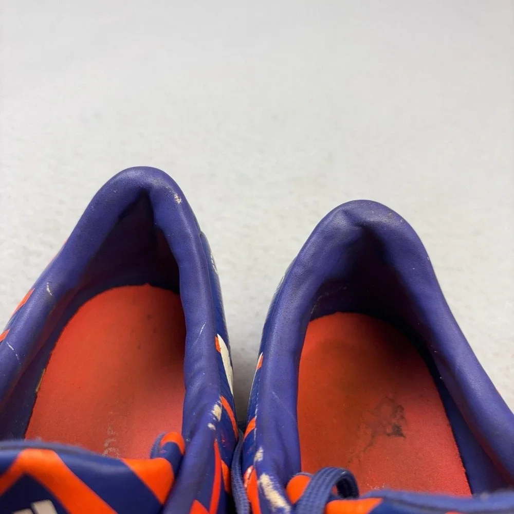Adidas Predator Shoes Mens Size 11 Orange Blue Striped Soccer Cleats B35472
